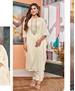 Picture of Statuesque White Straight Cut Salwar Kameez