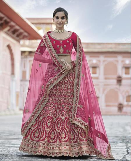 Picture of Admirable Pink Lehenga Choli