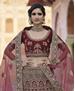 Picture of Magnificent Maroon Lehenga Choli