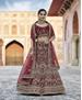 Picture of Fine Maroon Lehenga Choli