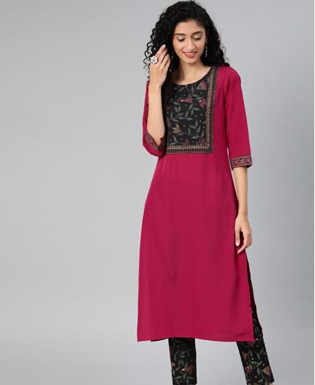 Picture of Resplendent Pink Kurtis & Tunic