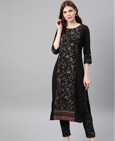 Picture of Appealing Black Kurtis & Tunic