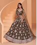 Picture of Gorgeous Army Green Lehenga Choli