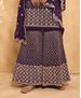 Picture of Grand Purple Straight Cut Salwar Kameez