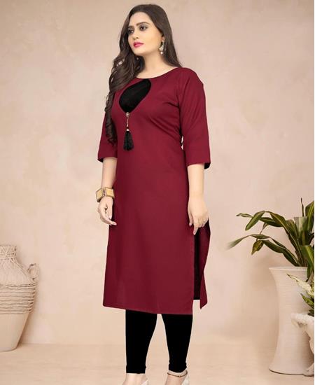 Picture of Excellent Maroon Kurtis & Tunic