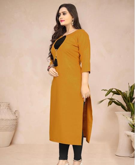 Picture of Charming Musterd Kurtis & Tunic