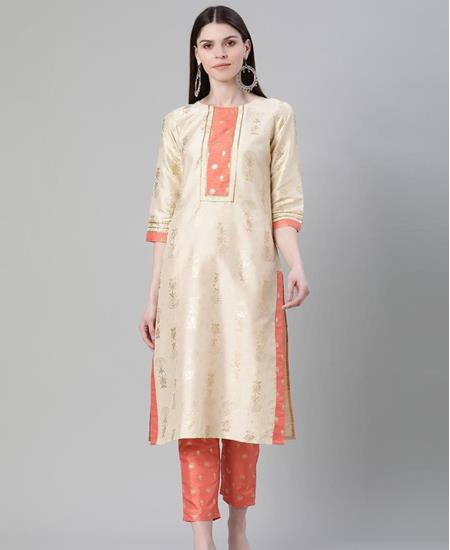 Picture of Bewitching Cream Kurtis & Tunic