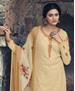 Picture of Charming Beige Straight Cut Salwar Kameez