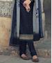 Picture of Fascinating Blue Straight Cut Salwar Kameez