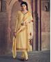 Picture of Fascinating Yellow Straight Cut Salwar Kameez