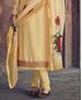 Picture of Fascinating Yellow Straight Cut Salwar Kameez