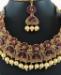 Picture of Sightly Maroon Necklace Set