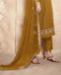 Picture of Gorgeous Mustard Straight Cut Salwar Kameez