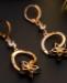 Picture of Statuesque Rose Gold Black Earrings