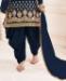 Picture of Graceful Blue Patiala Salwar Kameez