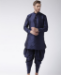 Picture of Delightful Navy Blue Kurtas