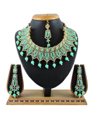 Picture of Ravishing Mint Necklace Set