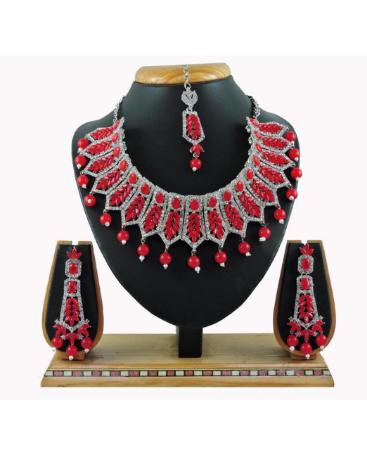 Picture of Enticing Red Necklace Set