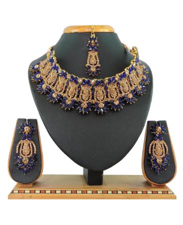 Picture of Stunning Blue Necklace Set