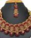 Picture of Elegant Maroon Necklace Set