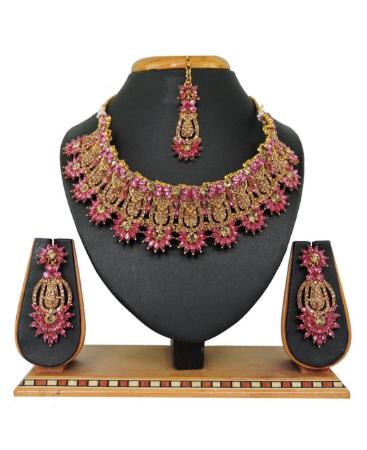 Picture of Stunning Pink Necklace Set