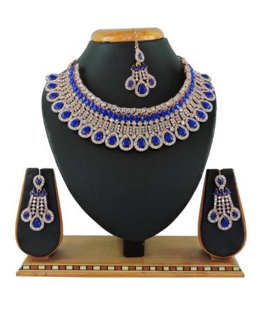 Picture of Enticing Blue Necklace Set