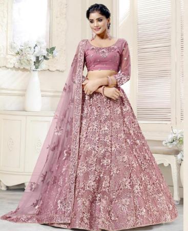 Picture of Good Looking Pink Lehenga Choli