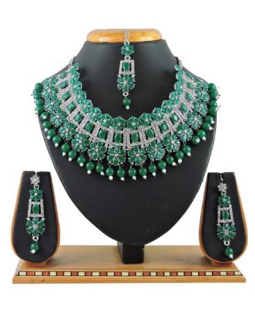 Picture of Appealing Green Necklace Set