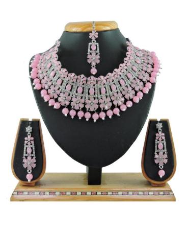 Picture of Statuesque Light Pink Necklace Set