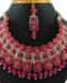 Picture of Stunning Rani Pink Necklace Set