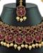 Picture of Superb Rani Pink Necklace Set