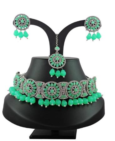 Picture of Beautiful Mint Necklace Set