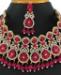 Picture of Excellent Rani Pink Necklace Set