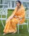 Picture of Bewitching Yellow Casual Saree