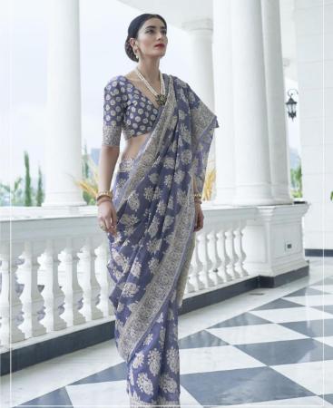 Picture of Taking Blue Casual Saree