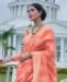 Picture of Magnificent Peach Casual Saree