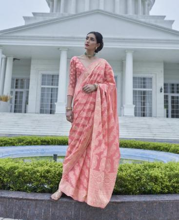 Picture of Nice Pink Casual Saree