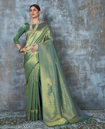 Picture of Charming Green Casual Saree