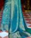 Picture of Magnificent Teal Blue Silk Saree