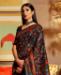 Picture of Charming Black Silk Saree