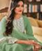 Picture of Lovely Sea Green Designer Salwar Kameez