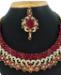 Picture of Radiant Maroon Necklace Set