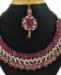 Picture of Excellent Rani Pink Necklace Set