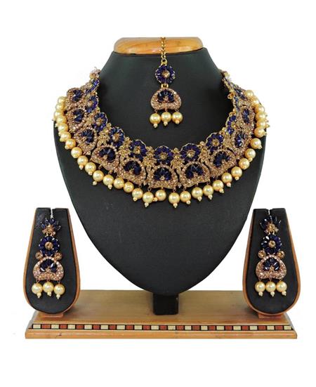 Picture of Splendid Blue Necklace Set