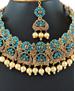 Picture of Resplendent Sky Blue Necklace Set