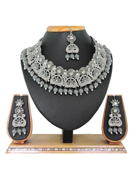 Picture of Lovely Grey Necklace Set