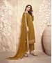 Picture of Gorgeous Mustard Straight Cut Salwar Kameez