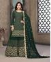 Picture of Ravishing Green Straight Cut Salwar Kameez