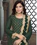 Picture of Ravishing Green Straight Cut Salwar Kameez