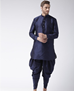 Picture of Delightful Navy Blue Kurtas